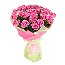 Bouquet de roses lilas