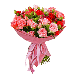 Bouquet de roses de brousse